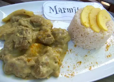 Curry de porc au cidre