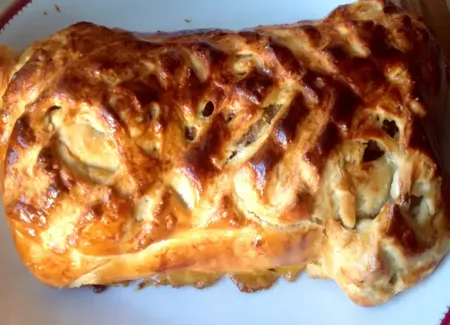 Filet de boeuf en croûte aux champignons