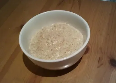 Porridge allégé au son d'avoine