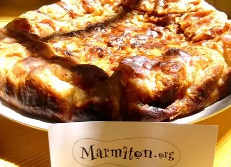 Tarte à l'oignon et jambon