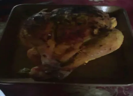 Poulet au citron et olives au four