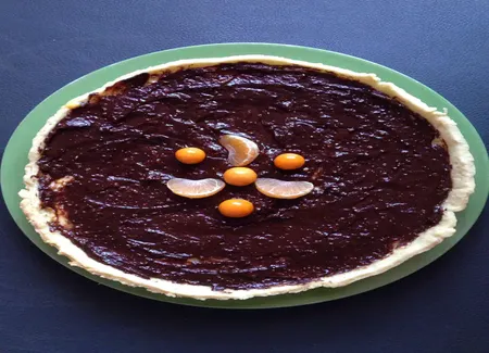 Tarte clémentine et chocolat