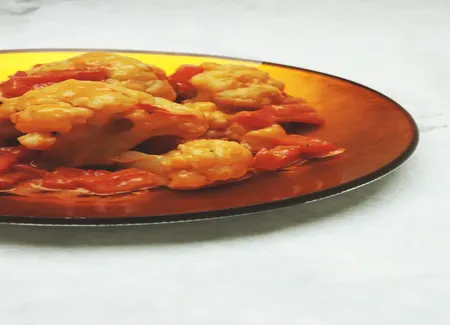 Chou-fleur au poivron et au paprika