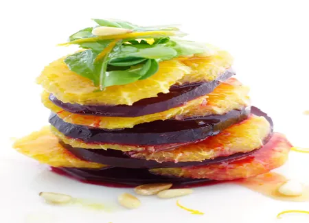 Salade de betteraves rouges à l'orange