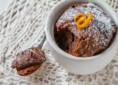 Moelleux au chocolat noir et à l'orange