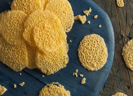 Tuiles de mozzarella