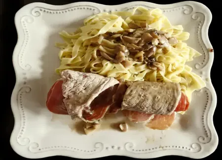 Bocconcini : roulés de veau au jambon de parme et au gorgonzola