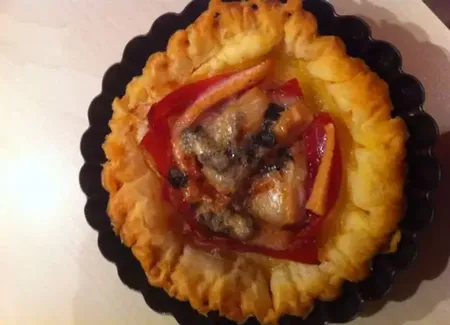 Tartelettes au bleu et aux poires