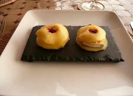 Mille-feuilles pomme/chèvre