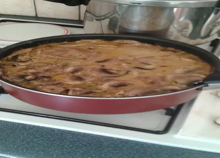 Langue de boeuf aux champignons