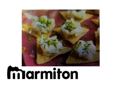 Tartare de st jacques sur tortillas
