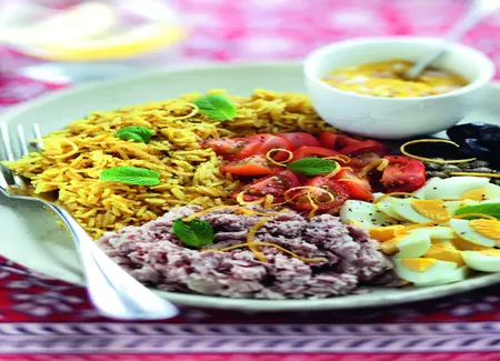 Salade de riz à l'indienne