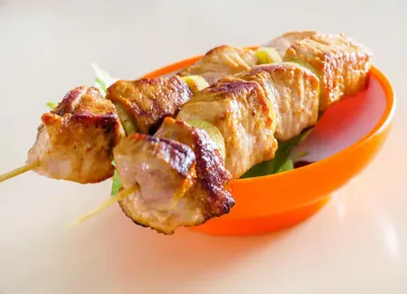 Chich taouk (poulet mariné grillé, recette libanaise)