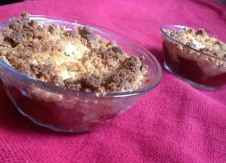 Crumble aux fraises