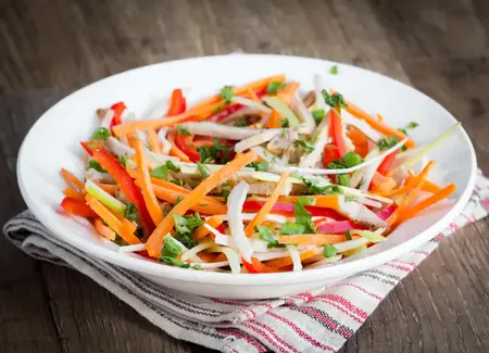 Julienne de légumes