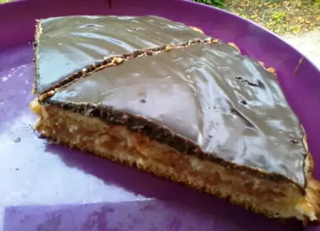 Gâteau à la crème pralinée