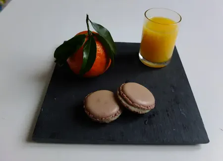 Macarons au chocolat blanc de kenzo