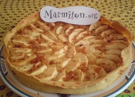 Tarte aux pommes et pain d'épices