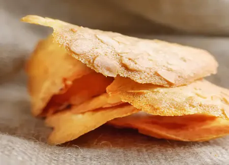 Tuiles aux amandes et à l'orange