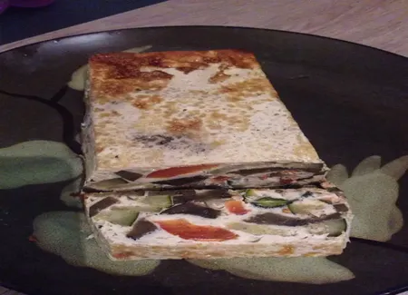 Flan de légumes et feta