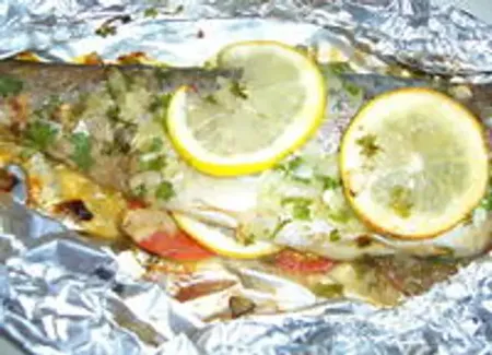 Papillotes de truites à la tomate et au citron