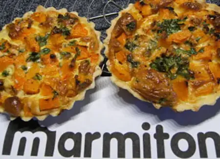 Tartelettes de potiron au mascarpone