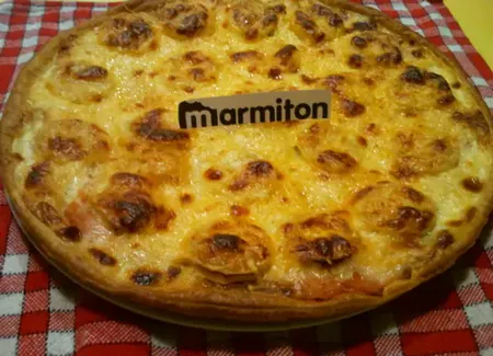 Pizza saumon chèvre