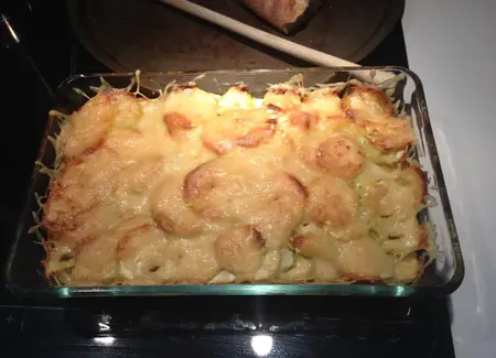 Gratin de courgettes aux tomates