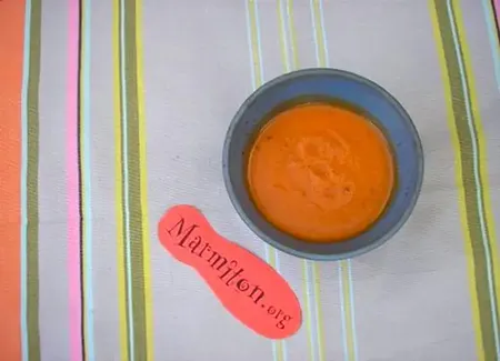 Soupe express tomates et courgettes de laudine