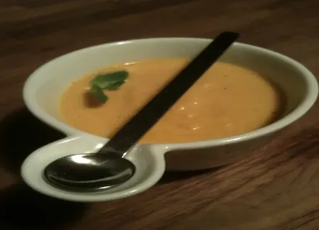 Velouté de carottes à la clémentine