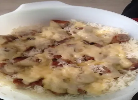 Chipolatas au riz