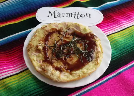 Okonomiyaki ou 'crêpe' japonaise