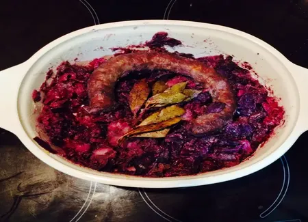 Chou rouge aux pommes de mamie