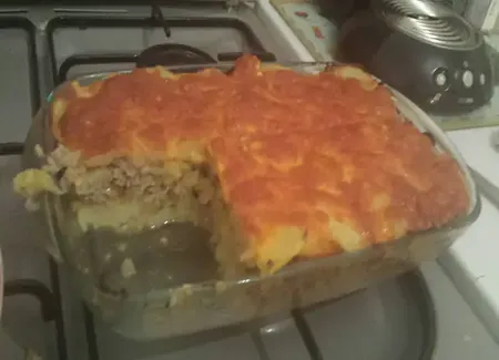 Casserole de viandes hachées aux poireaux