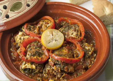Tajine de poisson aux légumes