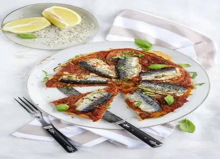Tarte aux anchois