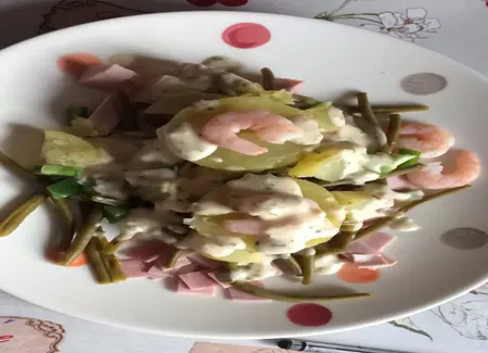 Salade composée aux haricots verts