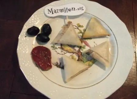 Mini samossas au chèvre frais