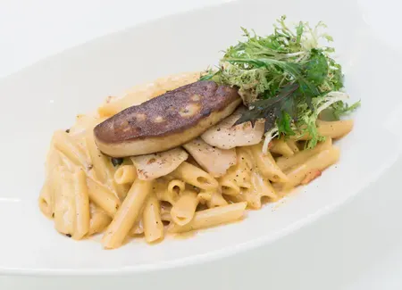 Pâtes fraîches au foie gras