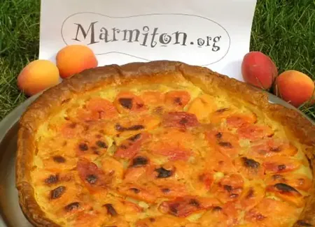 Tarte aux abricots et aux amandes