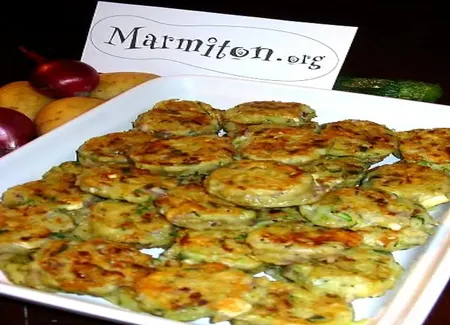 Latkes (galettes de pomme de terre) au fromage de chèvre
