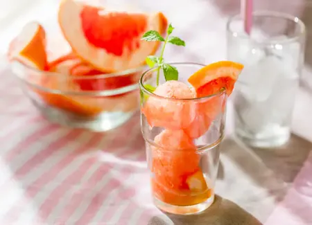 Sorbet au pamplemousse