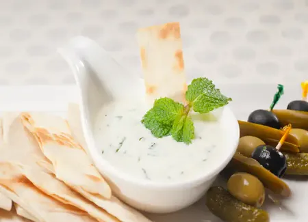 Sauces variées au fromage blanc à dipper