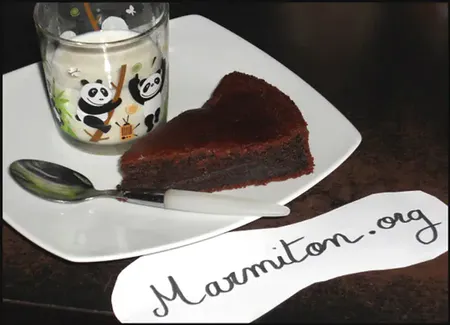 Gâteau fondant au chocolat sans oeufs