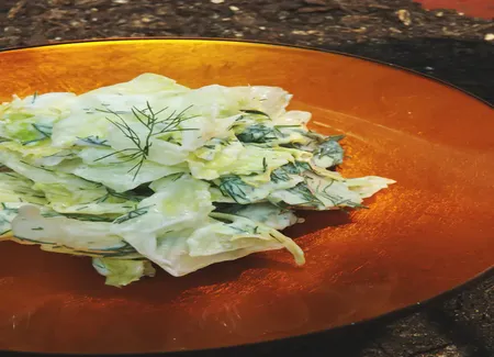 Salade allemande suprême à la sauce dill