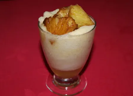 Mousse légère d'ananas