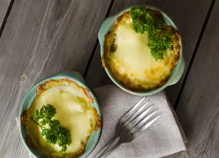 Gratin au poisson (restes)