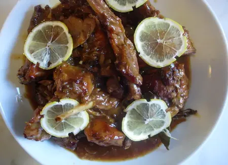 Mijotée de lapin au citron