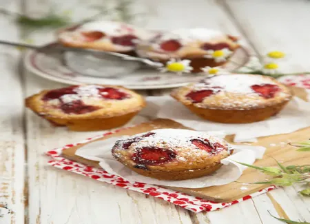 Muffins légers aux cerises