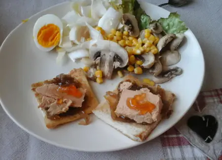 Croque-monsieur saint sylvestre (foie gras)